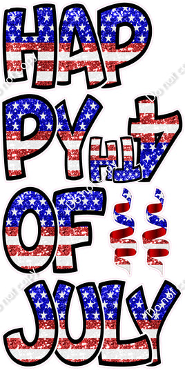 7 pc BB - Happy 4th of July EZ Set