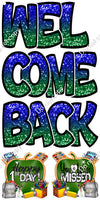 5 pc Sparkle Split Welcome Back Sets