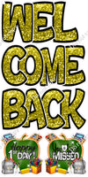 5 pc Sparkle Split Welcome Back Sets