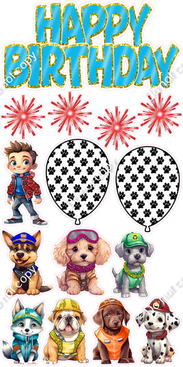 15 pc Paw Patrol Inspired Set