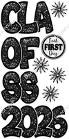 9 pc Black Sparkle - Class of 2026
