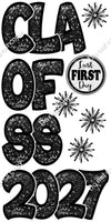 9 pc Black Sparkle - Class of 2027