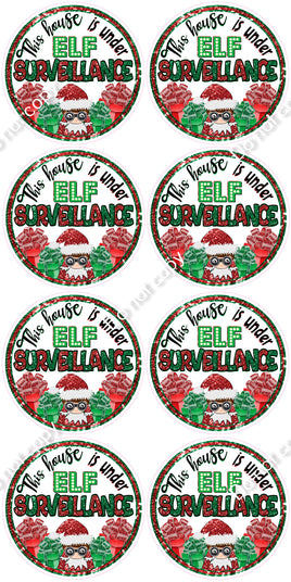 8 pc Elf Surveillance Circle Statement Set