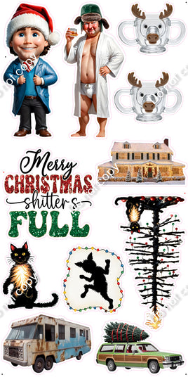 11 pc Christmas Vacation Set