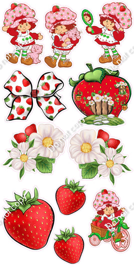 11 pc Strawberry Shortcake Set Style 1