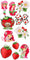 11 pc Strawberry Shortcake Set Style 2