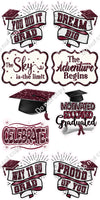 9 pc Graduation Statement Sets - Sparkle