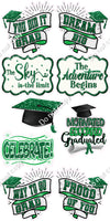 9 pc Graduation Statement Sets - Sparkle