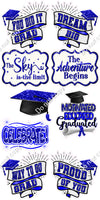 9 pc Graduation Statement Sets - Sparkle