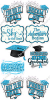 9 pc Graduation Statement Sets - Sparkle