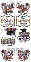 9 pc Graduation Statement Sets - Sparkle