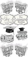 9 pc Graduation Statement Sets - Sparkle