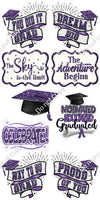 9 pc Graduation Statement Sets - Sparkle