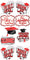 9 pc Graduation Statement Sets - Flat