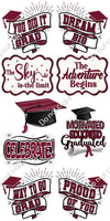 9 pc Graduation Statement Sets - Flat