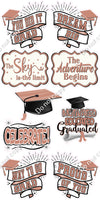 9 pc Graduation Statement Sets - Flat