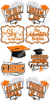 9 pc Graduation Statement Sets - Flat