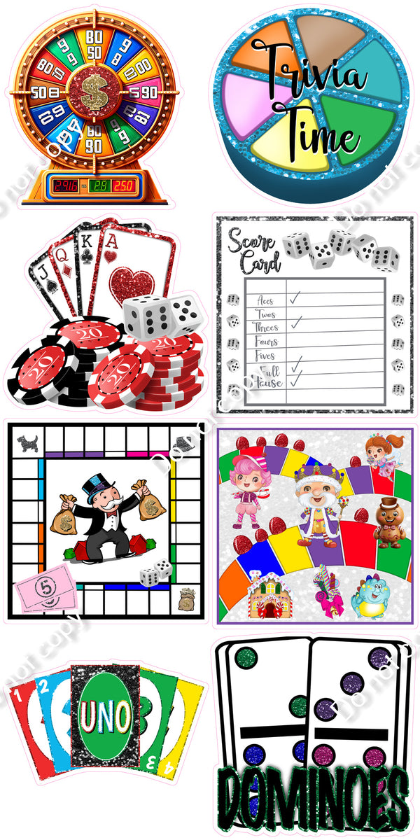 8 pc Game Set| Sign Swag USA