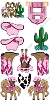 11 pc Cowgirl Sets