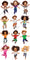 12 pc Jumping Kids