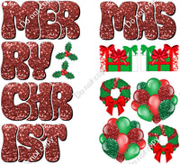 13 pc Merry Christmas EZ Sets