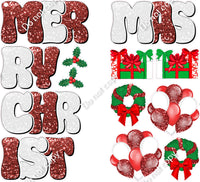 13 pc Merry Christmas EZ Sets