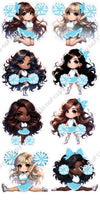 8 pc Cheerleader Sets