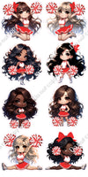 8 pc Cheerleader Sets