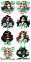8 pc Cheerleader Sets