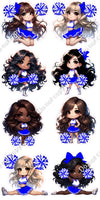 8 pc Cheerleader Sets