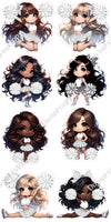 8 pc Cheerleader Sets