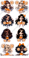 8 pc Cheerleader Sets