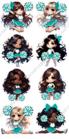 8 pc Cheerleader Sets