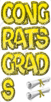 6 pc Double Line BB - Congrats Grad S