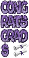 6 pc Double Line BB - Congrats Grad S