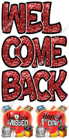 5 pc Sparkle Split Welcome Back Sets