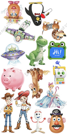 15 pc Cartoon Movie Set
