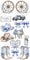 14 pc Blue Country Set