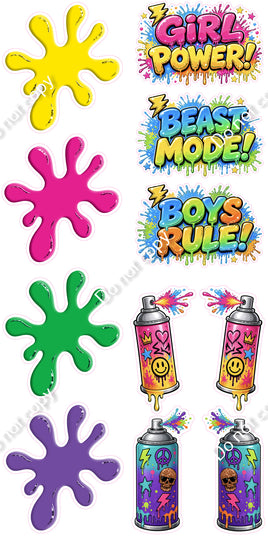 11 pc Graffiti Set