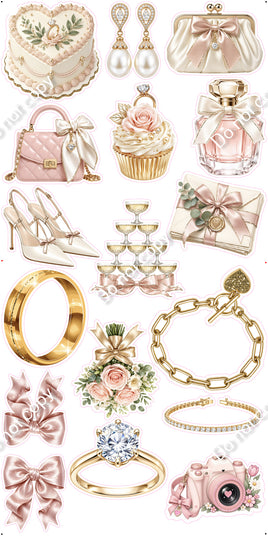 17 pc Wedding Set