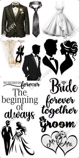 13 pc Wedding Set