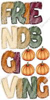 Double Line Diamond - Happy Thanksgiving or Friendsgiving EZ Sets