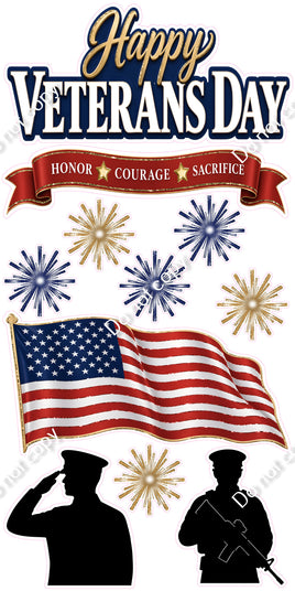11 pc Happy Veterans Day Set