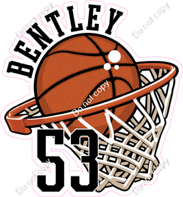 Custom Basketball - Change Name, Number