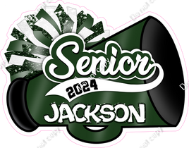 Custom School Megaphone Keepsake - Change Colors & Name