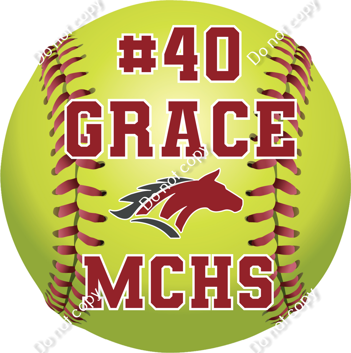Custom Softball - Change Color, Name, Number| Sign Swag USA