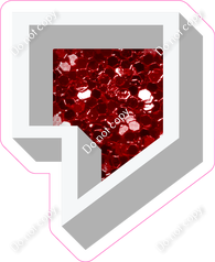 VA 12" Individuals - Crimson Sparkle Apostrophe