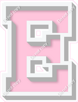 VA 12" Individuals - Flat Baby Pink E