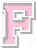 VA 12" Individuals - Flat Baby Pink F