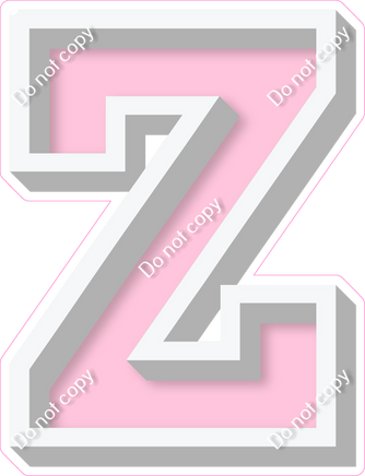 VA 12" Individuals - Flat Baby Pink Z